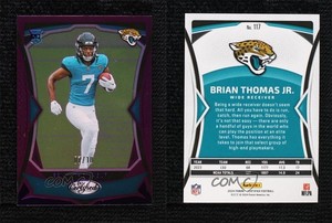2024 Certified Rookies Purple Mirror /10 Brian Thomas Jr #117 Rookie RC