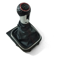 Schaltknauf Schaltmanschette Schaltsack Für VW Golf 5 6 V VI 2005 - 2014 6 Gang