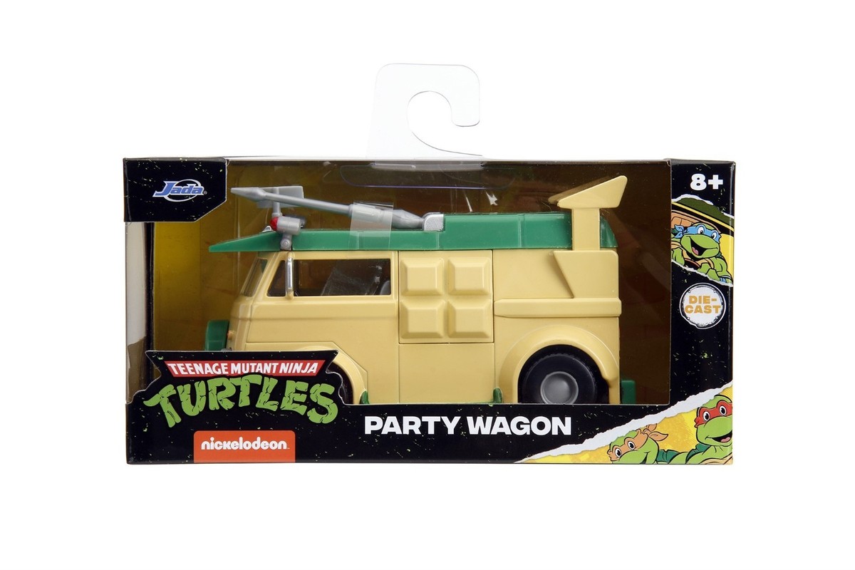 Jada 1:32 Hollywood Rides Ninja TMNT Part Wagon Diecast Model Car