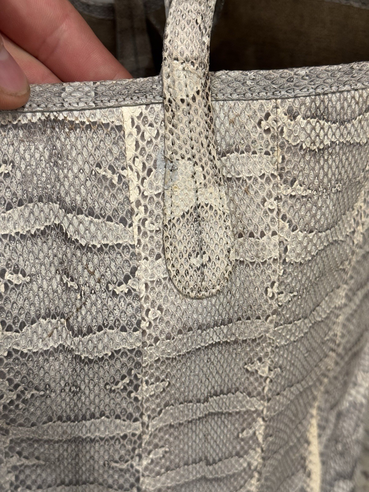 NANCY GONZALEZ Erica Gray Python & Crocodile Larg… - image 6