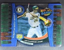 2005 Topps Hot Button Baseball #33 Jermaine Dye Oakland Athletics