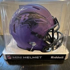 Jonathan Ogden signed Baltimore Ravens Rave mini football helmet Beckett COA