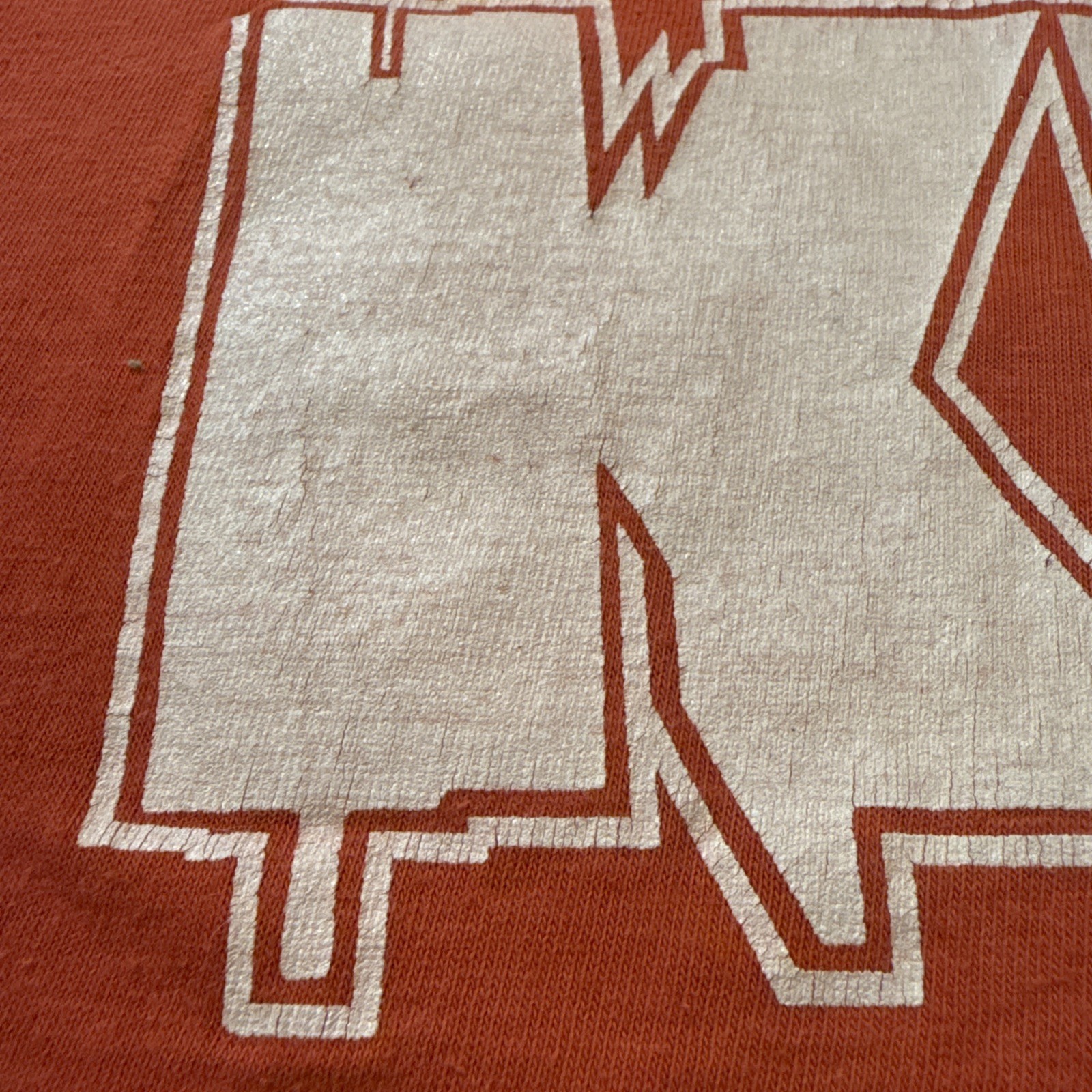 Beautiful 1980’s Vintage Red KIX T-shirt NO TAG - Atlantic Records Butter Soft image 9