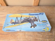Guillows STEARMAN PT-17 WW2 Pilot Trainer Kit 3/4 Scale  28" WS  - New in Box