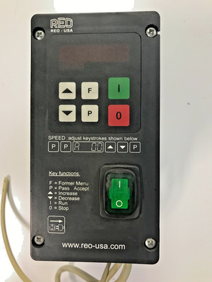 REO ELEKTRONIK REOVIB MFS 168 vibratory feeder conrtrol, tested, working