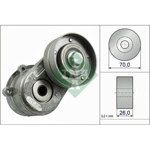 Riemenspanner Keilrippenriemen Schaeffler INA 534 0448 10 FüR Chrysler-image