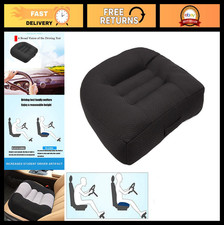 Car Booster Seat Cushion for Height Increase, Tailbone Back Pain Relief - Blac