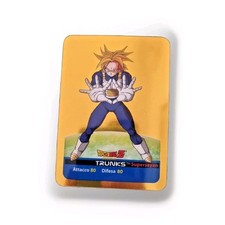 Trunks N°42-Lamincards Dragonball Z serie oro -ottime  condizioni- vintage -rara