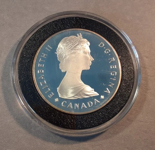 1985 proof Canada silver dollar National Parks
