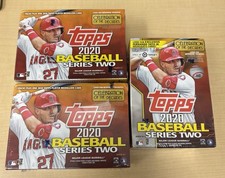 (3) 2020 TOPPS SERIES 2 TWO BASEBALL SEALED BLASTER BOX LOT Target Exclusive