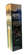 Repel Fly Stick Trap for Flying Insects Add Honey or Syrup Indoor Outdoor