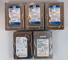 5 Hard Drives WD and Seagate And IBM [2.160 TB Total] TESTED/WORKS