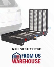 Titan Ramps 500lb Hitch Mount Wheelchair Scooter Carrier Folding Ramp 2"