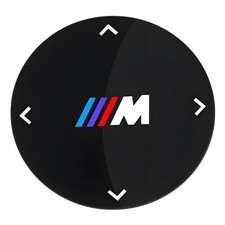 Sticker For BMW 3 5 Series X3X4X5 45MM M Emblem Multimedia Knob Cover Decorative