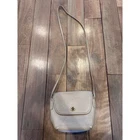 Vintage Coach Cream Leather Crossbody Bag Turnlock F4D-9919 Off White