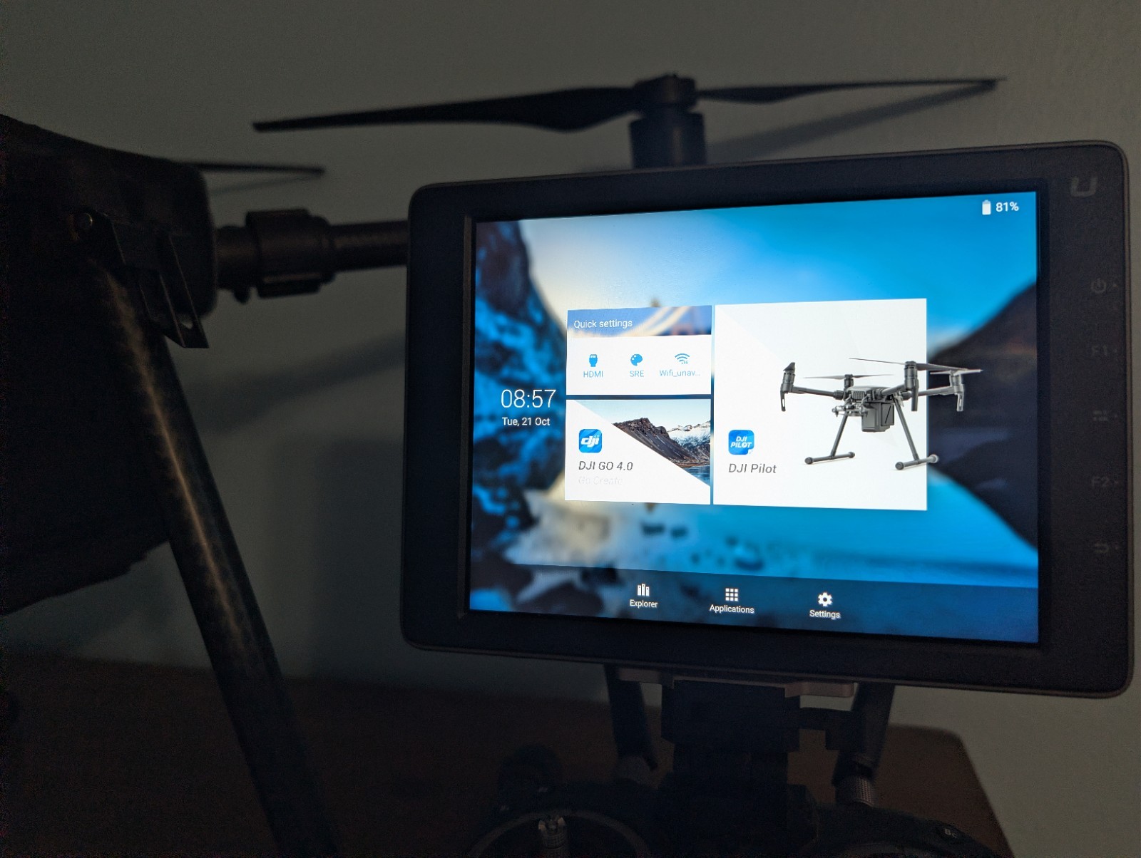 DJI Matrice M210- comes with zenmuse x4s and crystal sky monitor. 