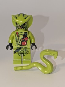 Lasha Red Vials Genuine LEGO NINJAGO NJO0051 with Snake Tail 9562 9447