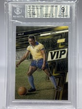 2025 Panini National Convention VIP Gold. Black Pele 1/1 Beckett 9 Mint 