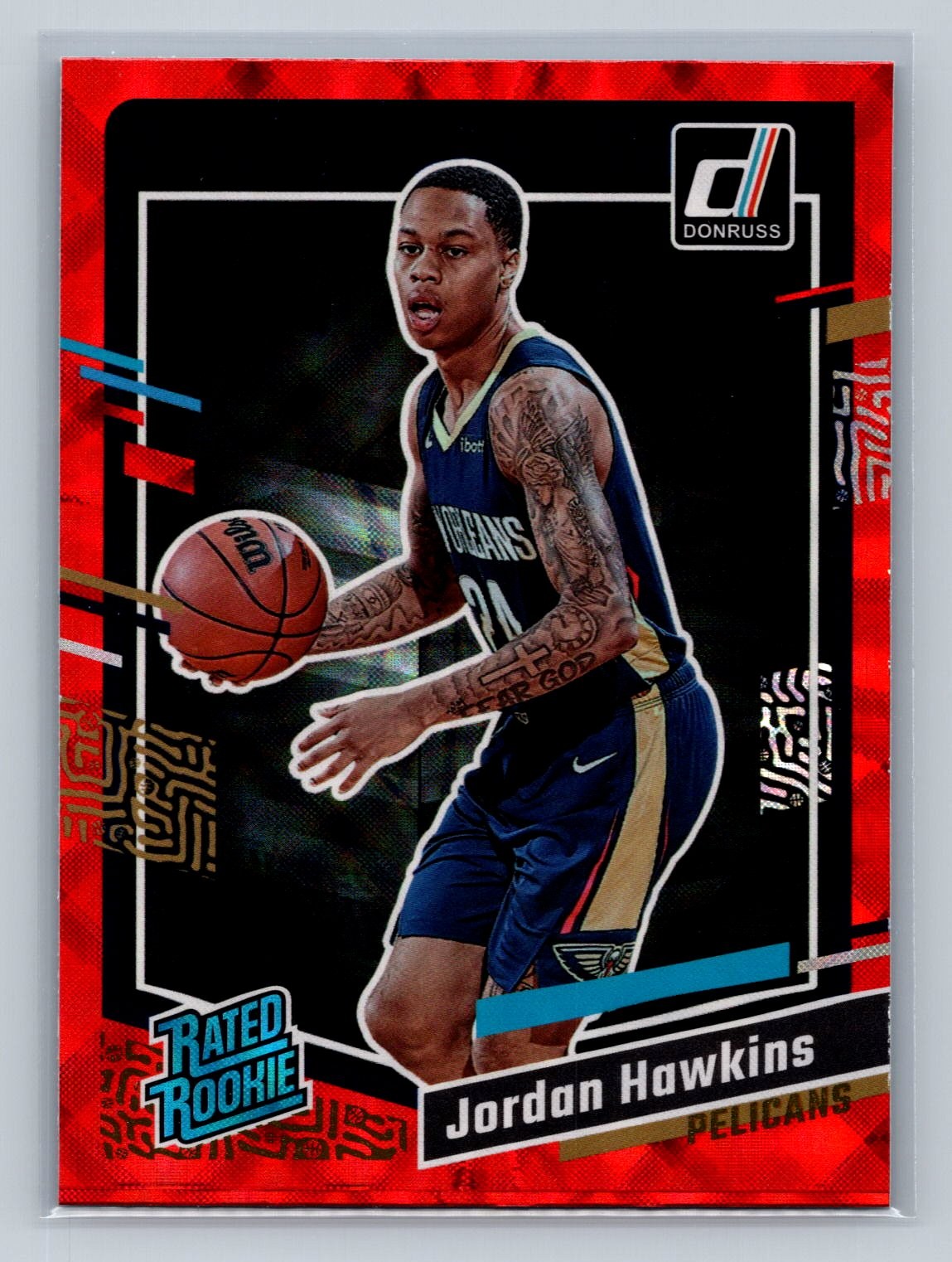 2023-24 Donruss #219 Jordan Hawkins Red