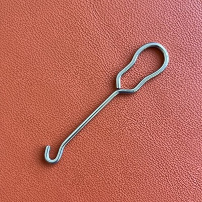 Vintage Ice Skate Lace Puller Hook Wire Finger Loop Hockey Figure Skates