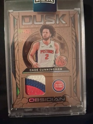 2025 Panini Obsidian - Dusk Memorabilia Cade Cunningham /30 #DM-Cad  (MEM)