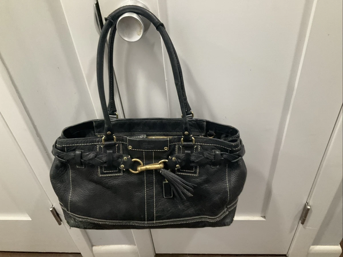 Coach Hampton Satchel/Top Handle Bag Black Bags & Handbags for