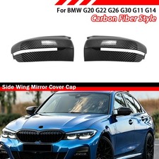 2x Ersatz Spiegelkappen Geh�use Carbon Optik F�r BMW G20 G22 G26 G30 G11 G14