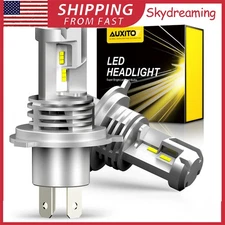 AUXITO H4 HB2 LED Headlight Bulbs Conversion Kit High/Low Beam With Fan 12000LM