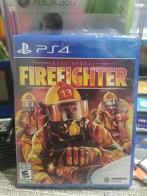 Real Heroes Firefighter - Sony PlayStation 4 Disc Loose In Case Ps4