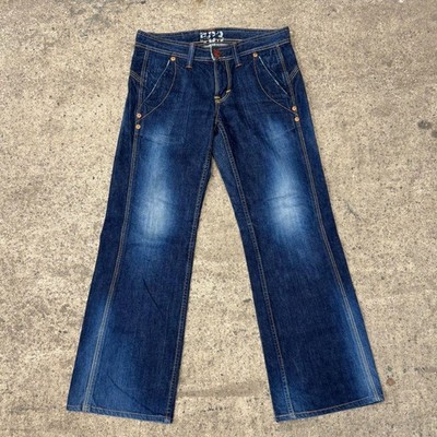 Vintage EDWIN Blue Trip 503 BT5551 Dark-Wash Flare Jeans