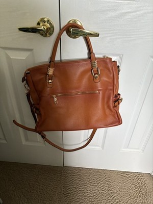 Kattee Geniune Brown Leather Purse Handbag Satchel
