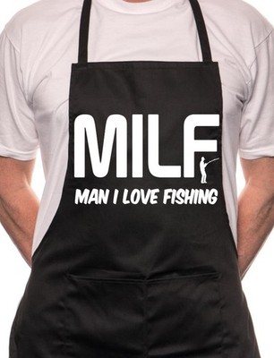 MILF Man I Love Fishing 40 BBQ Kochen Lustige Neuheit Schürze