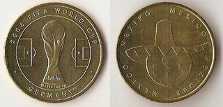 Offizielle FIFA Medaille zur WM 2006 in Deutschland Mexiko