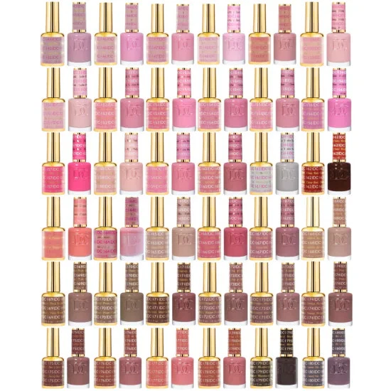 DND DC Nail Polish Set 2x15ml - Sorted (#181 - 2471) - 216 Colours
