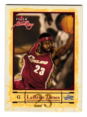 Lebron James #75 2004 Fleer Sweet Sigs card