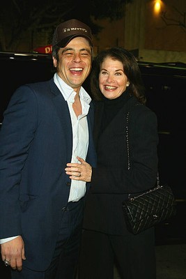 Benicio Del Toro Paramounts Sherry Lansing pose premiere Hunted V- 2003 Photo 1