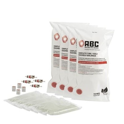 ABC Balancing Beads | Complete Tire, Wheel and Axle Assembly Balance (4x 6oz)