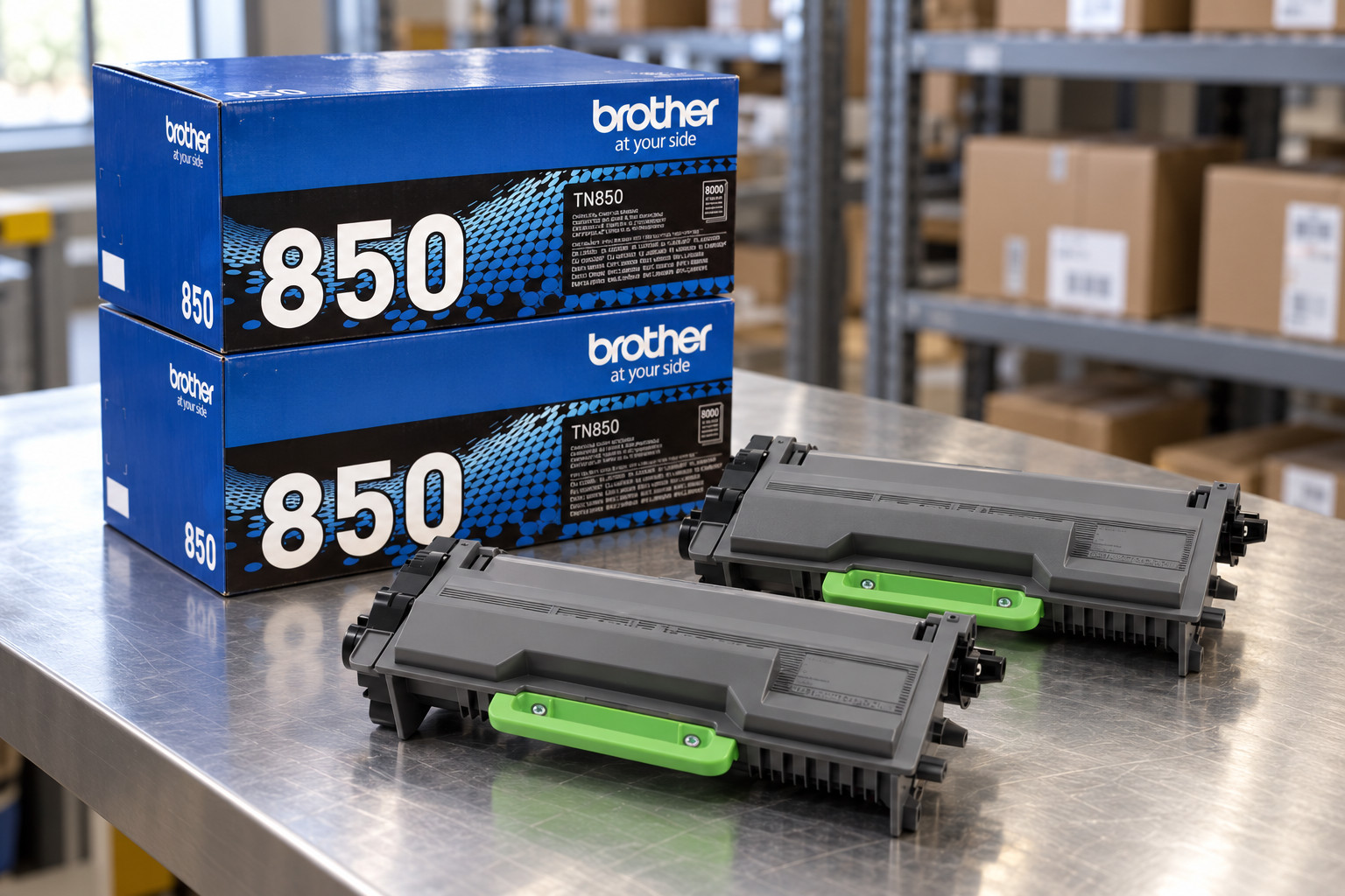 Brother TN850 Black High Yield Toner 2-Pack for HL-L6200 MFC-L6700 L6900
