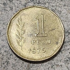 ARGENTINA 🇦🇷 ONE (1) PESO COIN 1975