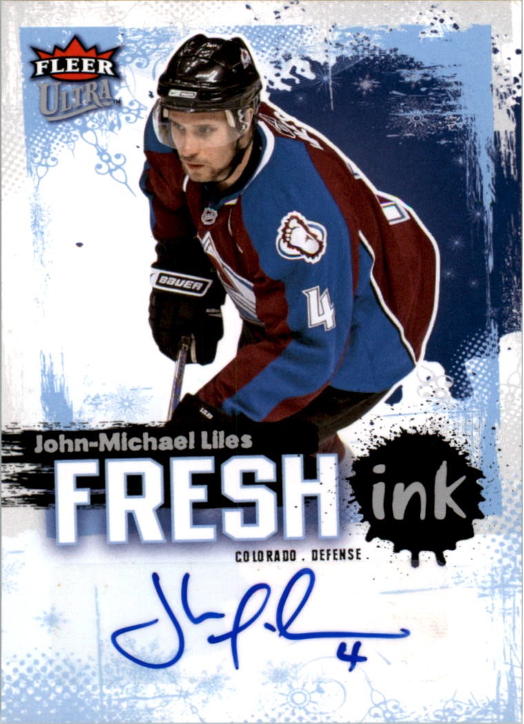 2008-09 Ultra Fresh Ink #FIJL John-Michael Liles Auto - HKY