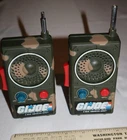 2 RARE VTG 1986 GI JOE Full Size Deluxe Walkie Talkie Camo Set Toy Set Tested