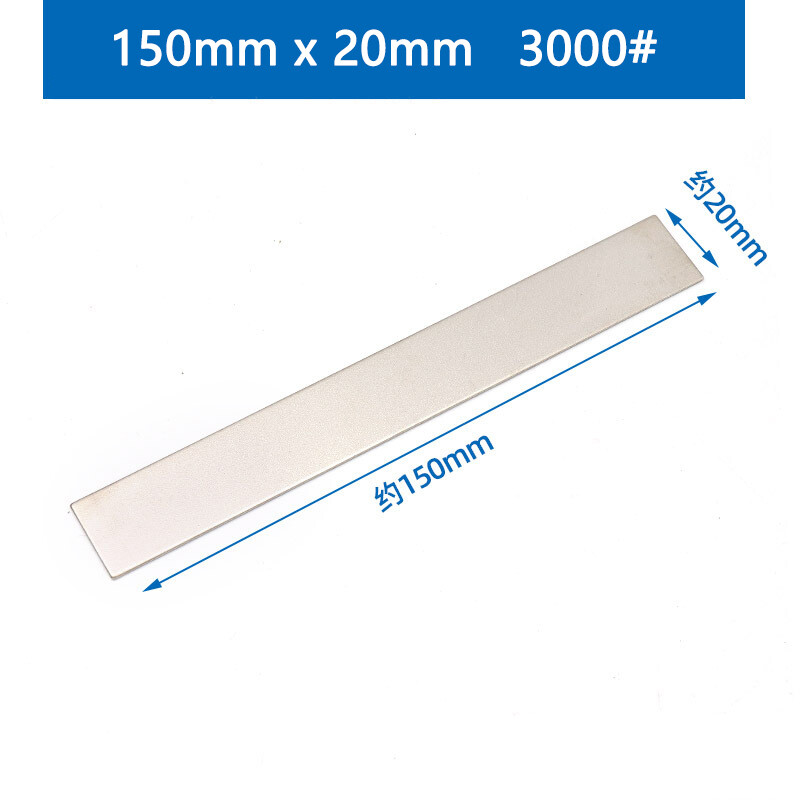 Rectangular 150mmx20mm Diamond Grinding Disc Lapping Film Polish Sharpening Tool
