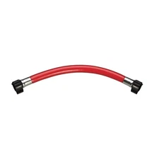 Watts 1/2 Female x 1/2 Female Red Uniflex Hose, 12 Inches Long U830101-12