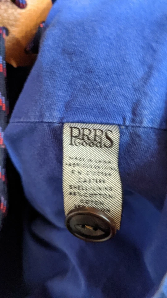 Chaqueta Parka Prps Azul Cobalto Militar Bolsillo Carga Talla XL  Foto 4 de 4