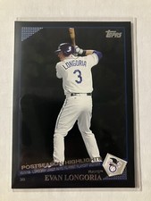 2009 Topps Postseason Highlights Wal-Mart Black Evan Longoria #16