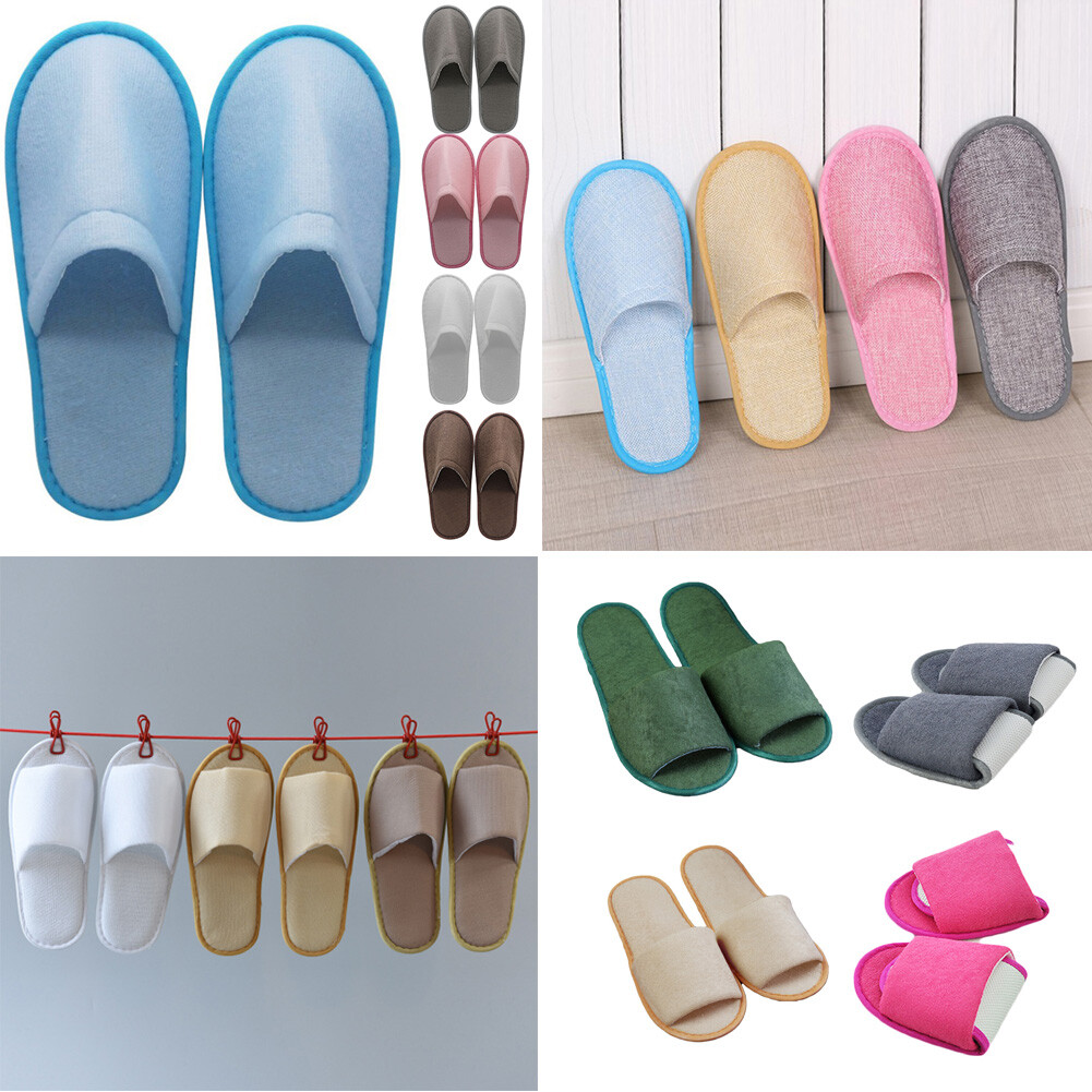 APL Ciabatte Uomo Donna Hotel Viaggio Portatile Pieghevole Monouso Ospite Interno Scarpe 