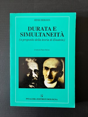 Henri Bergson DAUER UND GLEICHZEITIGKEIT Theorie von Einstein Pythagoras Verlag 1997