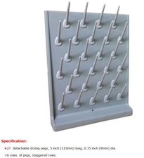 Year-end Sale Wall Desk Drying Rack PP 27 Pegs Lab Educational Cleaning Supply