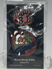 Helluva Boss Moxxie Bloody Battle Enamel Pin Vivziepop Sharkrobot