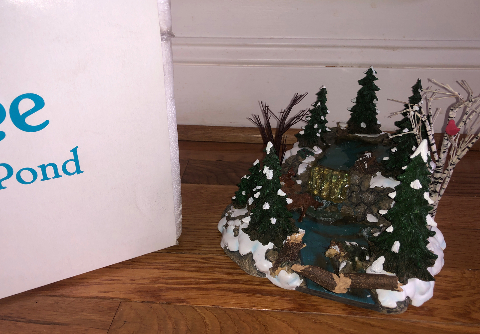 Department 56 Mill Creek Pond 52651 Village In Box Vintage Christmas